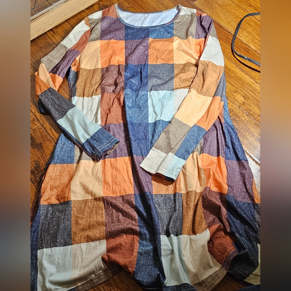 NWOT Plaid dress